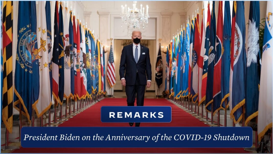 The Question That Leftists Fear Most President Biden Addresses the Nation on the Anniversary of the COVID-19 Shutdown
