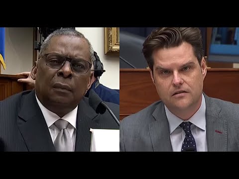 Joint Chiefs Demand Military Personnel Violate Enlistment Oath Gaetz CONFRONTS Defense Secretary Lloyd Austin on Critical Race Theory in the Military