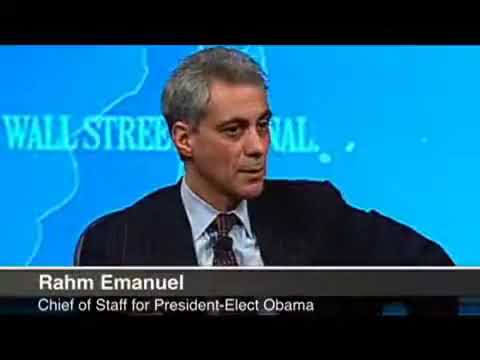 Never Let a Plague Go to Waste Rahm Emanuel: Never Let A Crisis Go To Waste