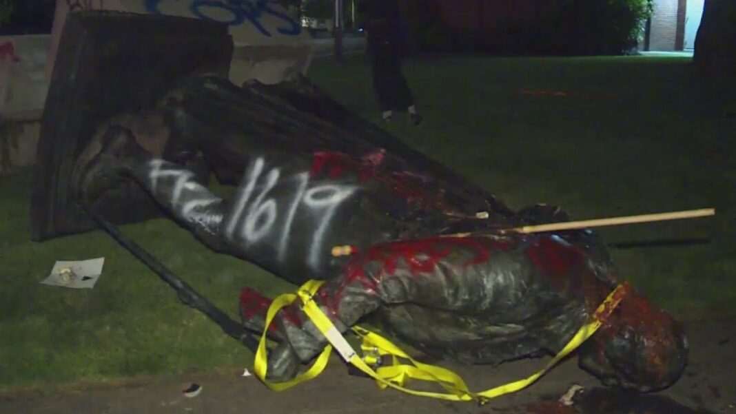 Painful Lessons From COVID That America Needs To Learn George Washington statue torn down