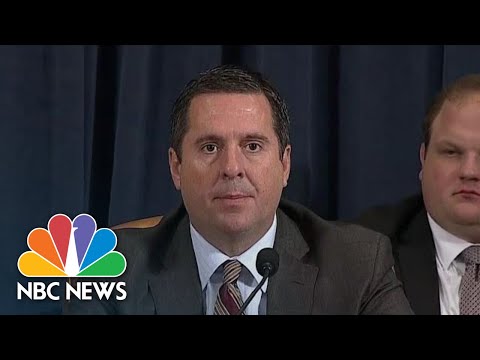 News Media Bias Nunes Calls Media 'Puppets Of The Democratic Party' | NBC News