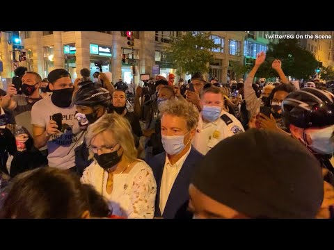 Is the First Amendment in Jeopardy Senator Rand Paul "attacked by an angry mob" after leaving White House