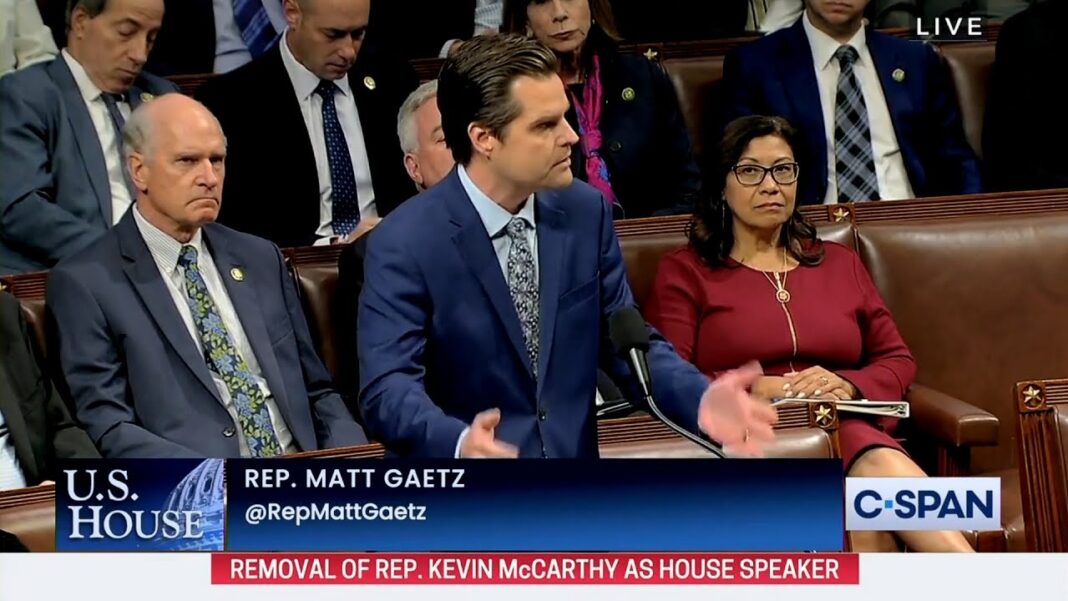 Understanding the Enormity of Matt Gaetz’s Speakership Rebellion Chaos is Speaker McCarthy! $33 Trillion in Debt is Chaos!
