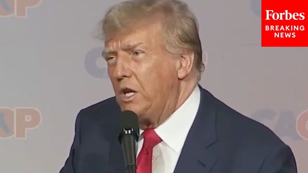 Trump Attacks 'Gavin Newsom And The Far Left Communists In Sacremento' In Speech To California GOP