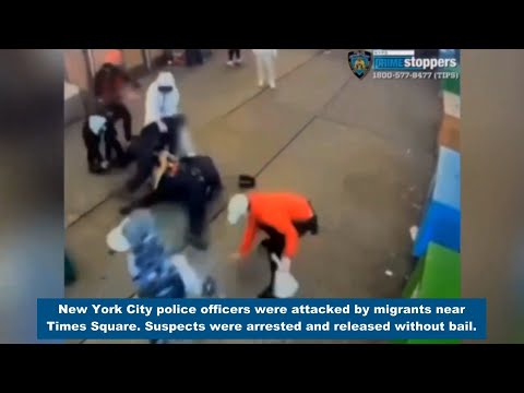 New York City Police Officers Attacked By Migrants