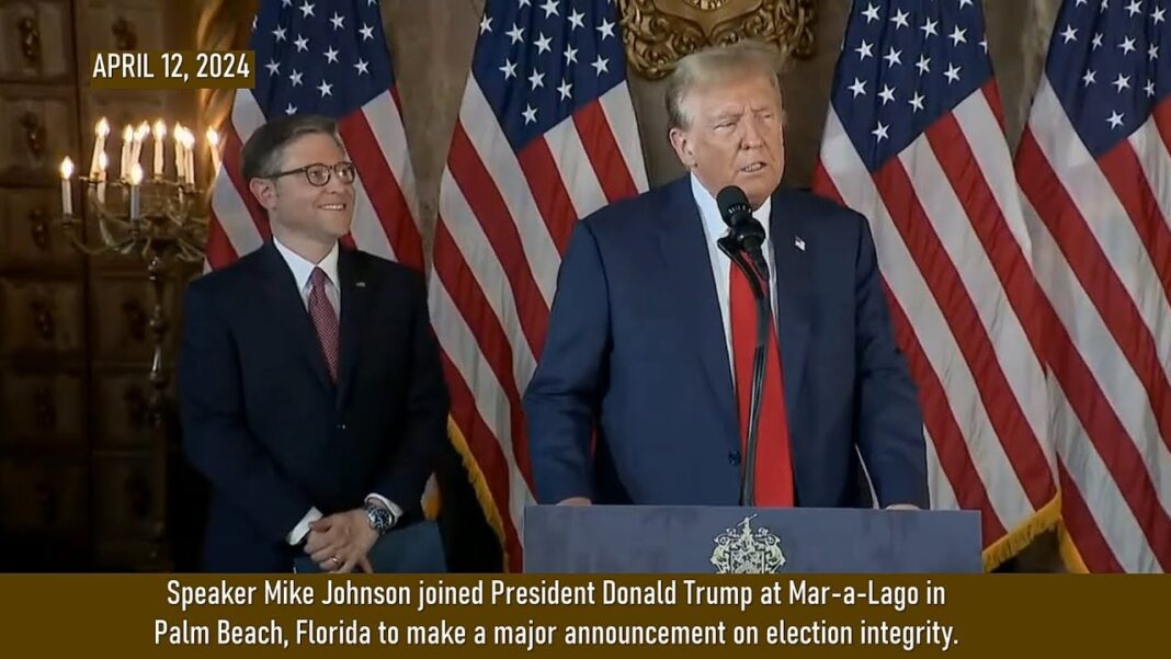 DEI Cronyism and Woke Grifters Trump & Johnson Press Conference on Election Integrity