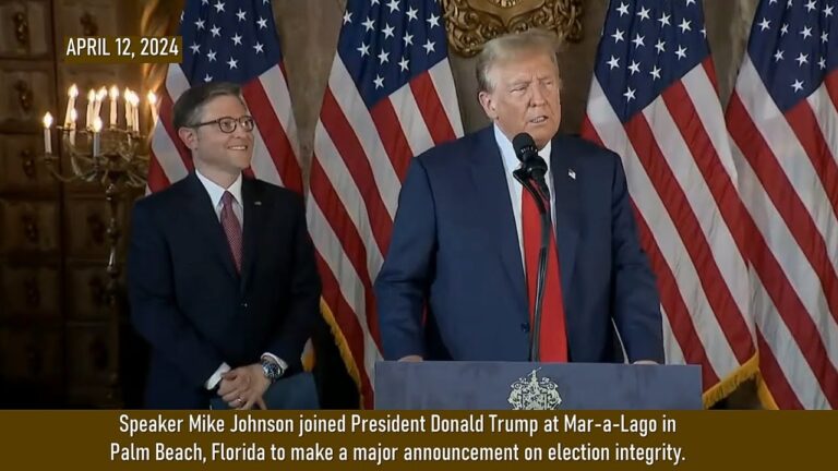 Trump & Johnson Press Conference on Election Integrity