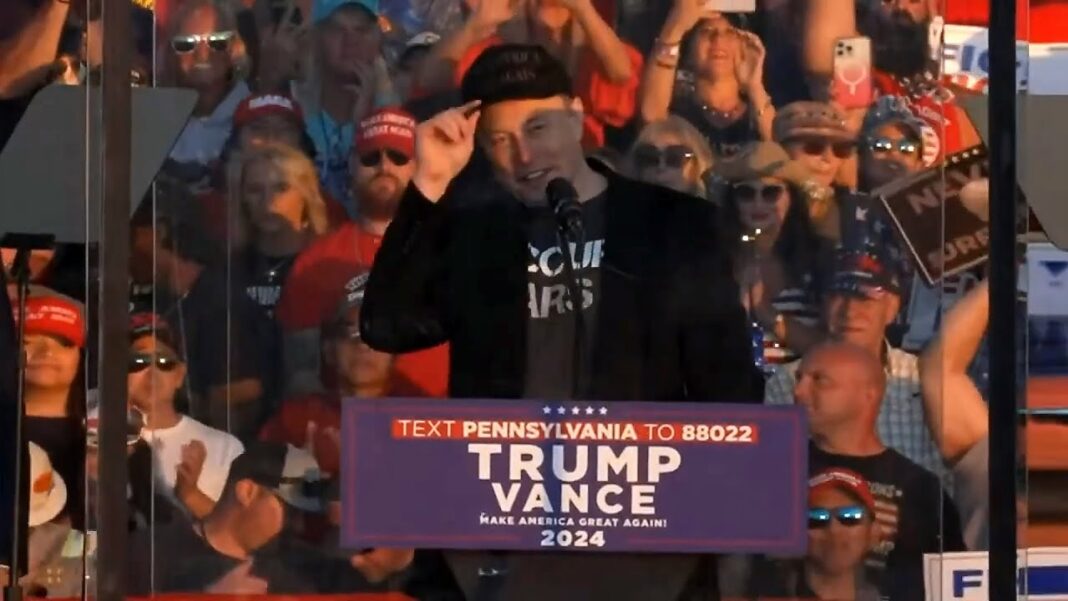 2024 Election: A Category Five Crossroad Elon Musk Rocks at Trump Rally in Butler, PA!!!!