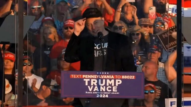 Elon Musk Rocks at Trump Rally in Butler, PA!!!!