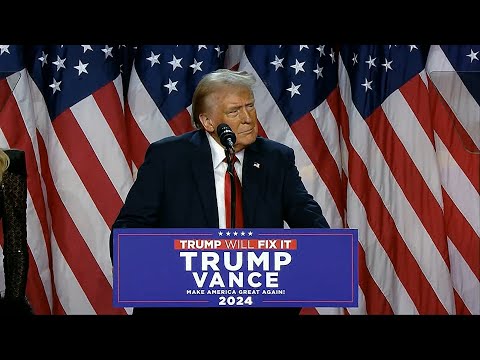President Donald Trump's 2024 Victory Speech