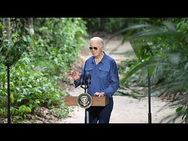 Biden on ‘Safari’ Biden Wanders Into Amazon Jungle After Remarks