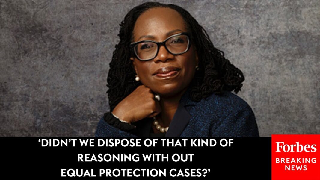 Justice Jackson’s View: An Offense to the Conscience Ketanji Brown Jackson Tears Into Attorney’s Argument For Banning Transgender Care For Minors In TN