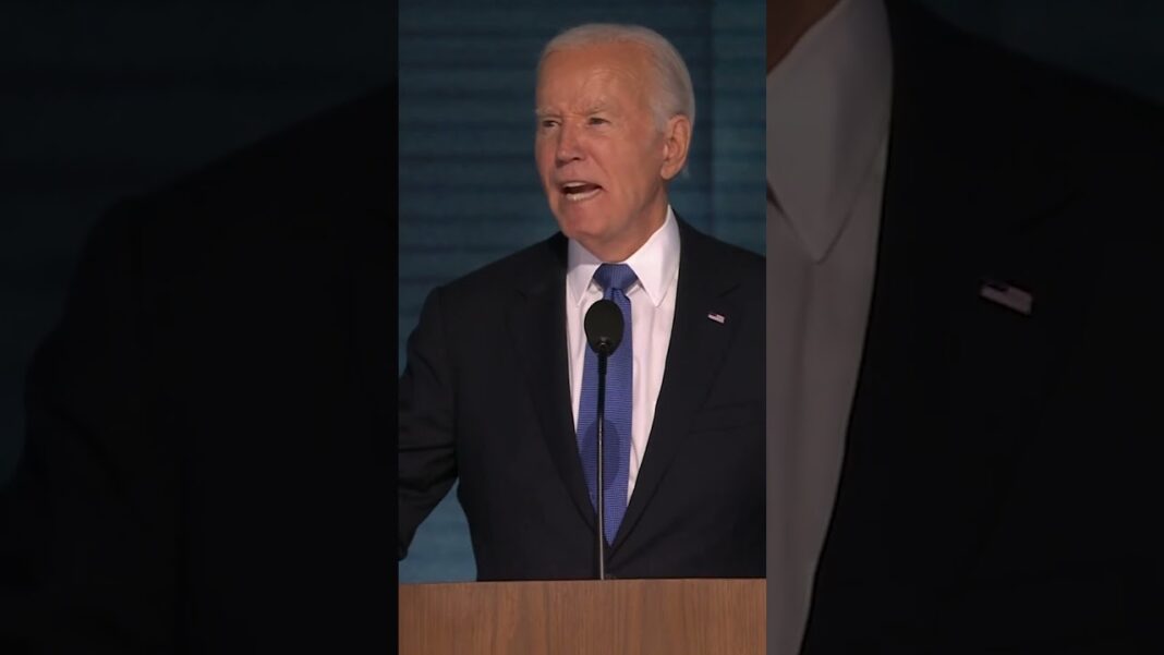 Lame duck legacy President Biden at DNC: 'America, I gave my best to you'