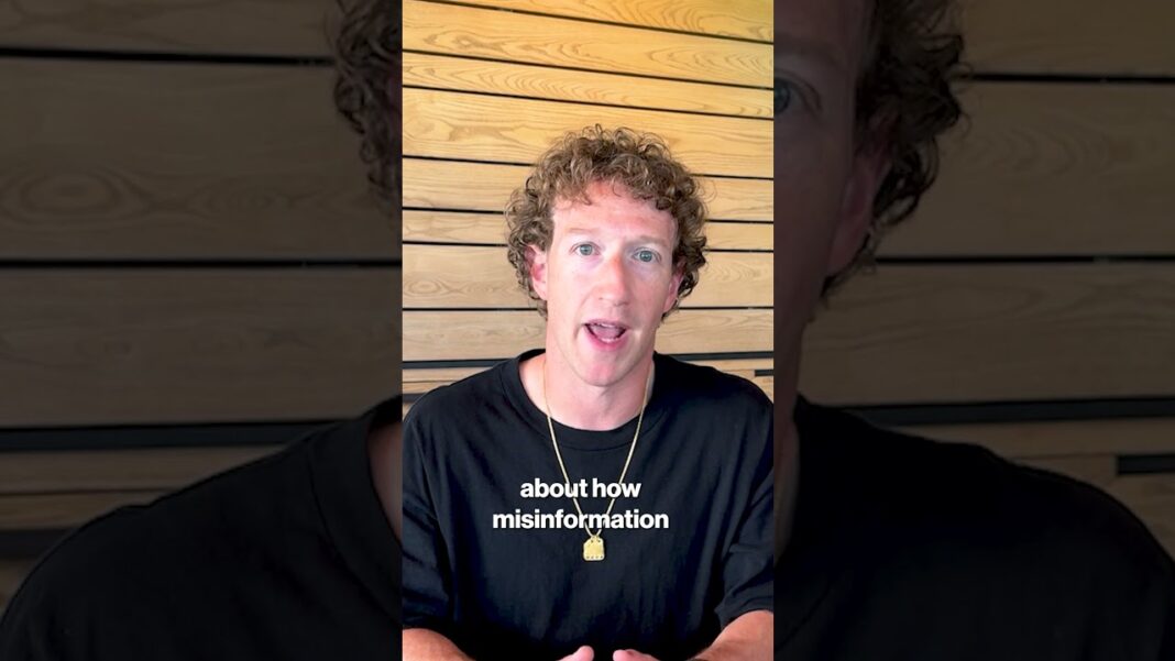 Social Media-Government Censorship Meta says it's ending fact-checking program in the US, replacing it with a "Community Notes" #shorts