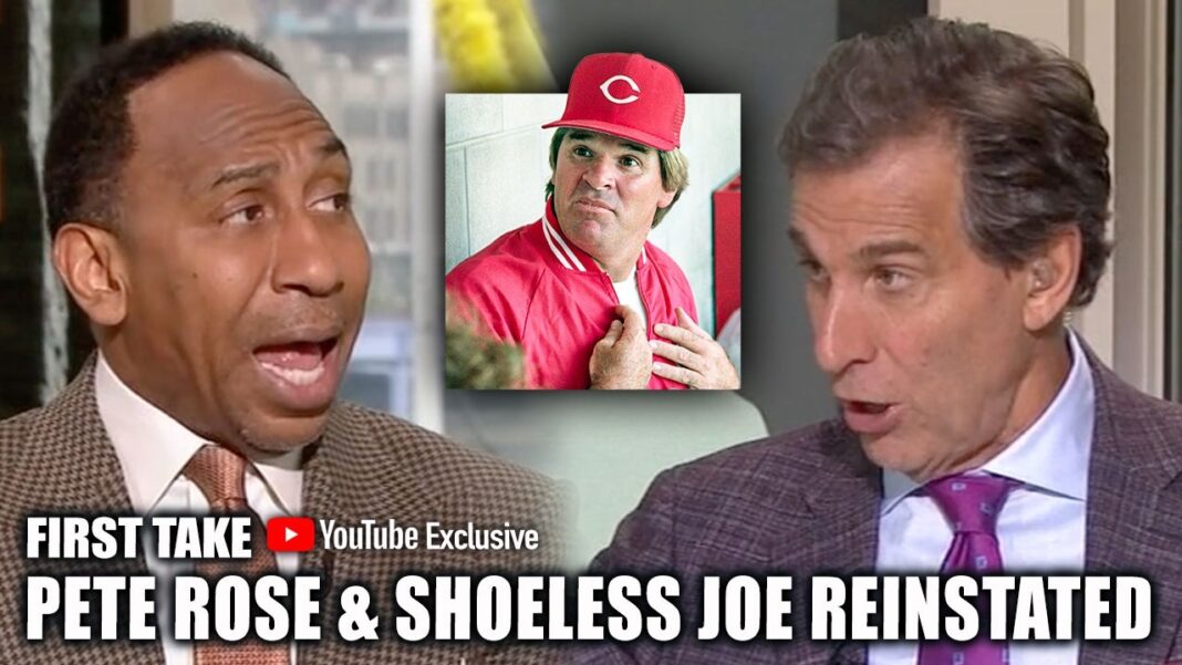 Baseball’s thorny rose Stephen A. & Mad Dog CRITICIZE TIMING reinstating Pete Rose & Shoeless Joe | First Take YT Exclusive