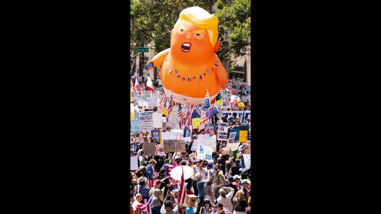 Many march in "No Kings" demonstrations across the US