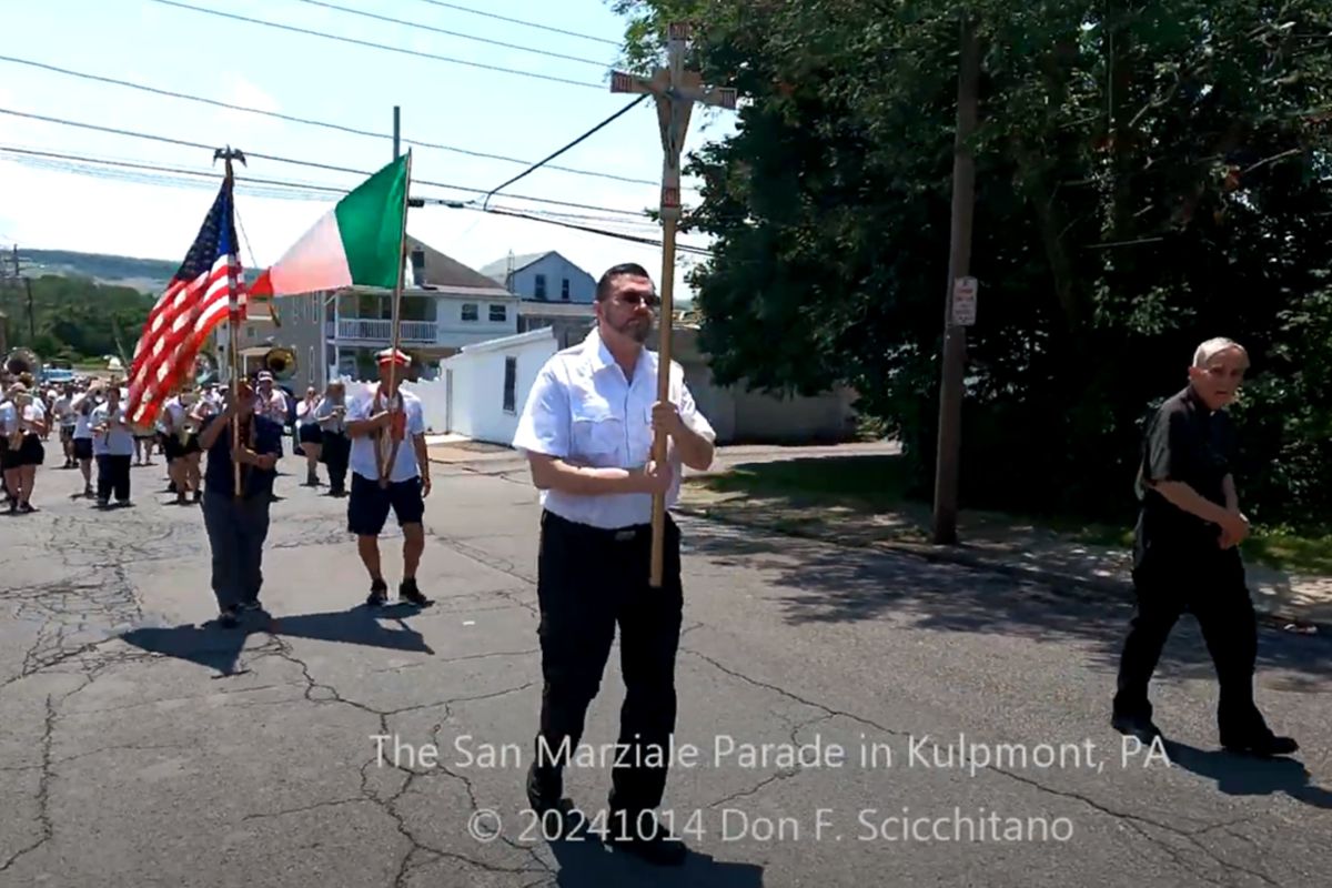 San Marziale Parade in Kulpmont, PA on July 14, 2024