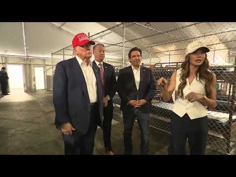 President Trump Participates in a Guided Walking Tour of Alligator Alcatraz - Part 2