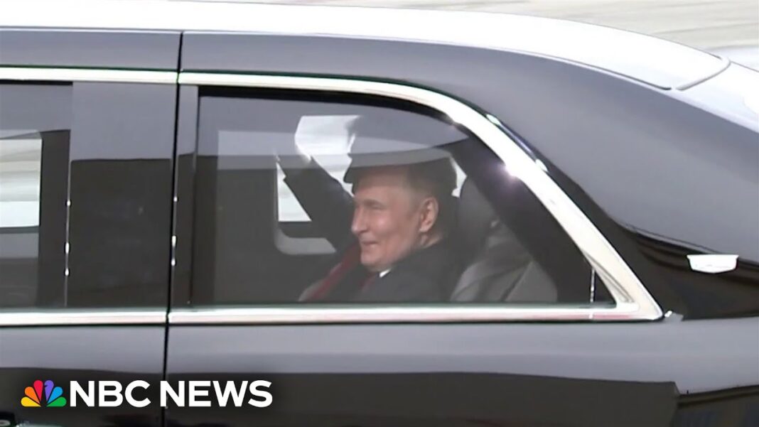 The Alaska Summit was a Success – Now, How Can Trump Build on It? Putin grins from inside Trump's presidential vehicle at Alaska arrival ceremony