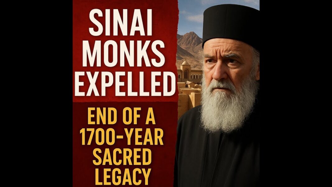 Faith under fire Sinai Monks Expelled: End of a 1700-Year Sacred Legacy