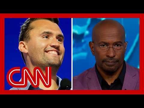The Legend of Charlie Kirk Van Jones shows the message Charlie Kirk sent him one day before he was killed
