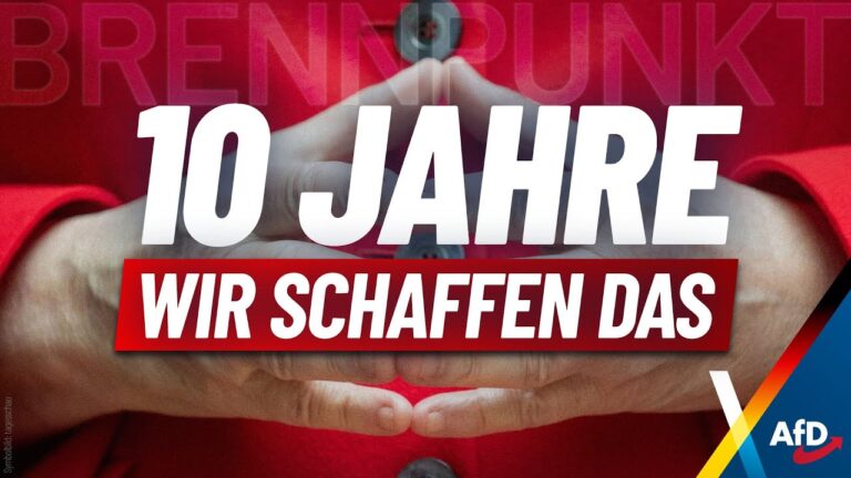 10 Jahre "Wir schaffen das": Aus Merkel wurde Merz! - AfD Brennpunkt