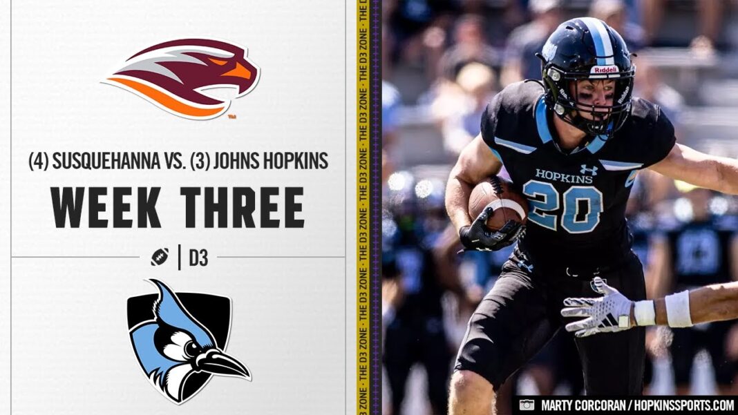Grit over glamor: the tranquil excellence of D-III college football #4 Susquehanna vs. #3 Johns Hopkins Highlights | D3 College Football 2025
