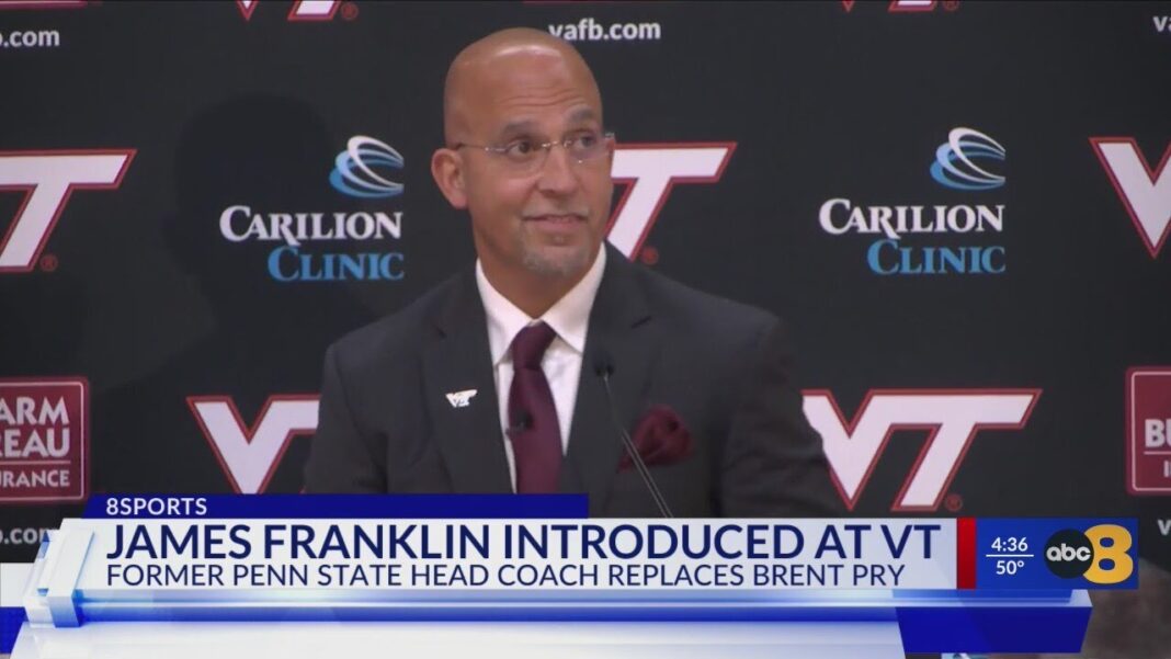 The $40 million mulligan Virginia Tech preaches alignment as James Franklin is introduced as football coach