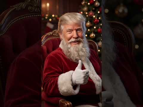 Trump as Santa Claus – “Ho Ho Ho, Make Christmas Great Again!”