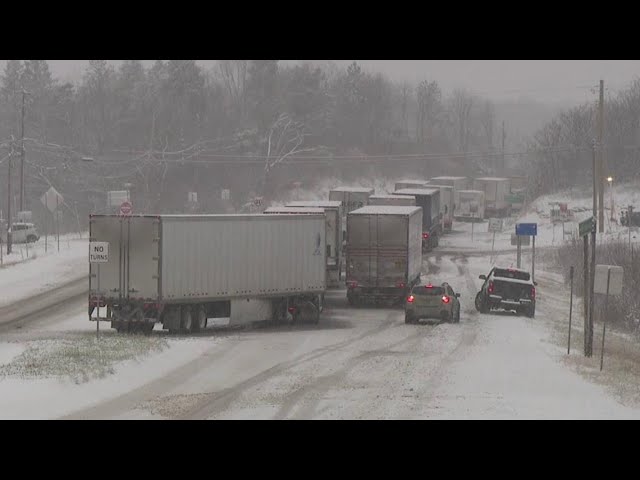 It’s snow joke Driving around during the first snowfall of the season in central Pennsylvania