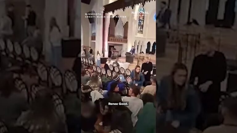 ICE protesters storm Minnesota church