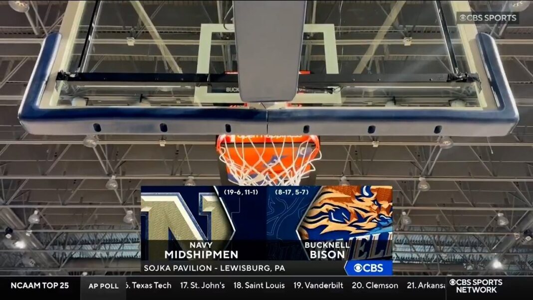 Navy Basketball Eyes March Madness Breakthrough Highlights: Navy Men's Basketball @ Bucknell (2/9/26)