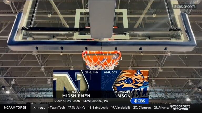 Highlights: Navy Men's Basketball @ Bucknell (2/9/26)