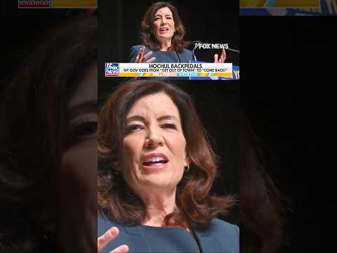 WATCH: Dem FLIP-FLOPS after telling rich to ‘GET OUT OF TOWN’ #foxnews #news #shorts