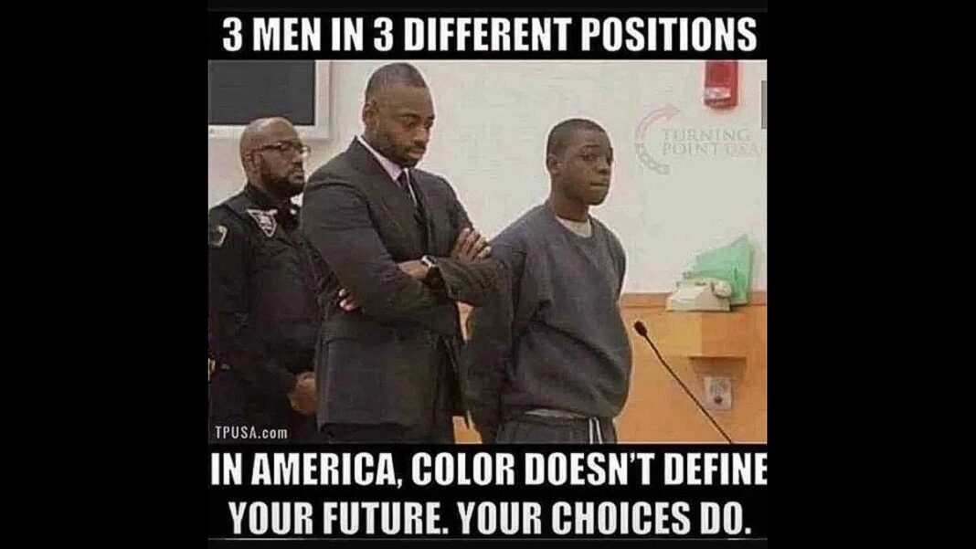 Facts Are Now Racist? As A Society, We’re Cooked! 3 Men in 3 Different Positions: In America, color doesn't define your future, your choices do.