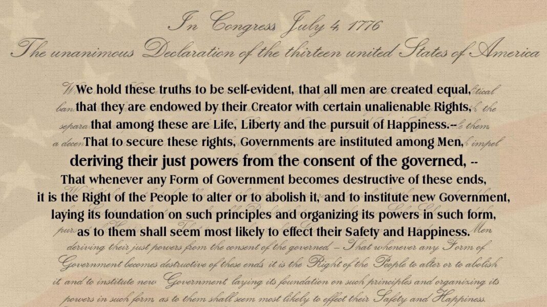 Leftists’ Worst Fear: Americans Rallying To The Fight Declaration of Independence