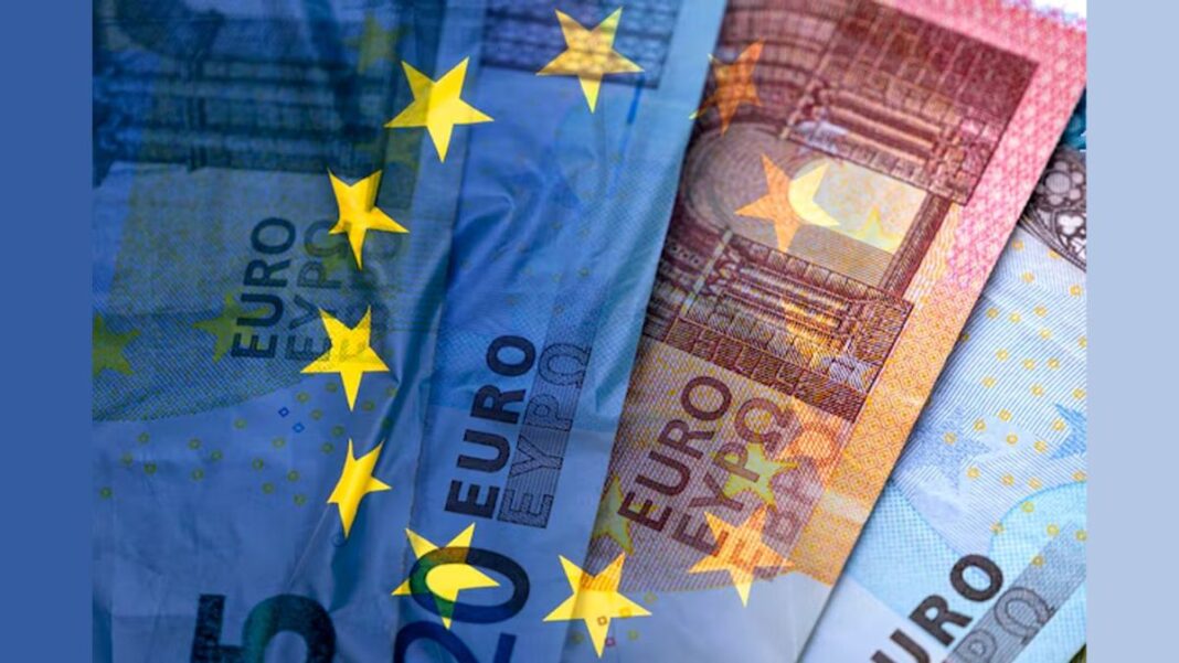 European Union and the Euro Montage