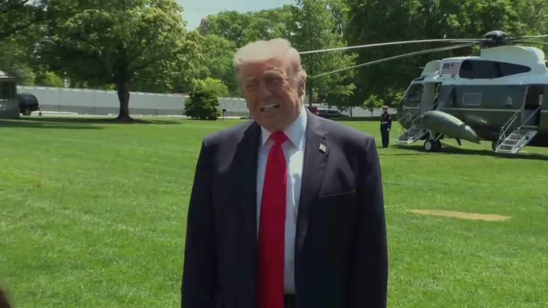 America’s Best Governor is Ron DeSantis President Trump Gaggles with Press Before Departing the White House, May 1, 2026