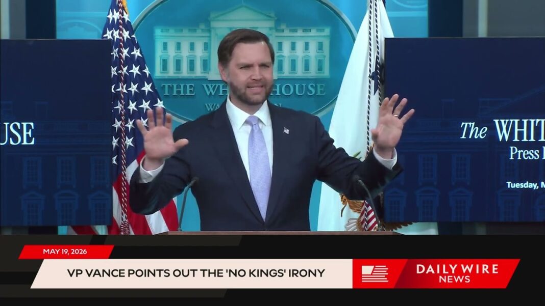 Exposing the Hypocrats 'Maybe They Don't Care So Much About Kings As They Pretend': Vance on Democrat 'No Kings' Irony