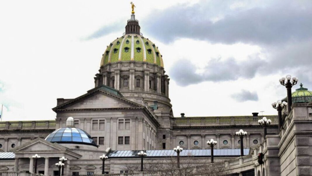 Pennsylvania’s Capitol building in Harrisburg, Pa., in January 2023