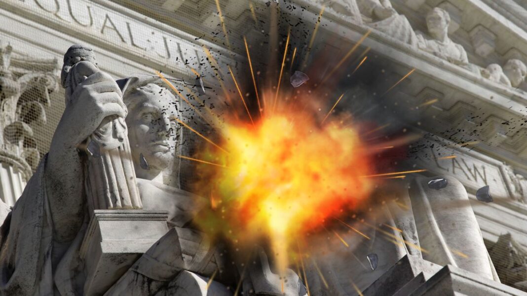 Supreme Court Upheaval Foreshadows Leftist Mob Overthrow of America Supreme Court Upheaval