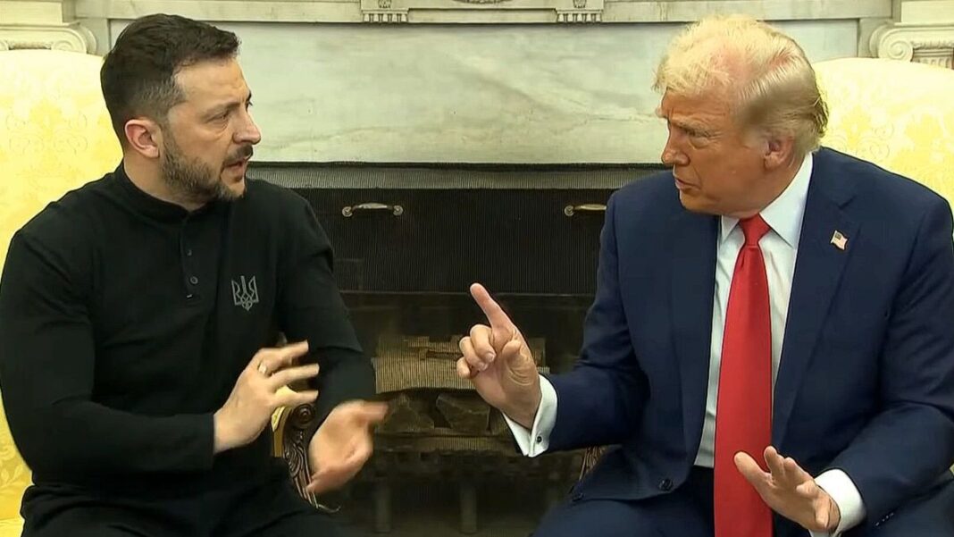 Zelensky Has No Feasible Alternative To Accepting Trump’s Lopsided Resource Deal Trump and Zelenskyy discuss peace in Ukraine in Oval Office on Feb 28 2025