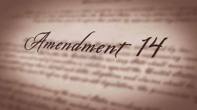 14th Amendment of the U.S. Constitution