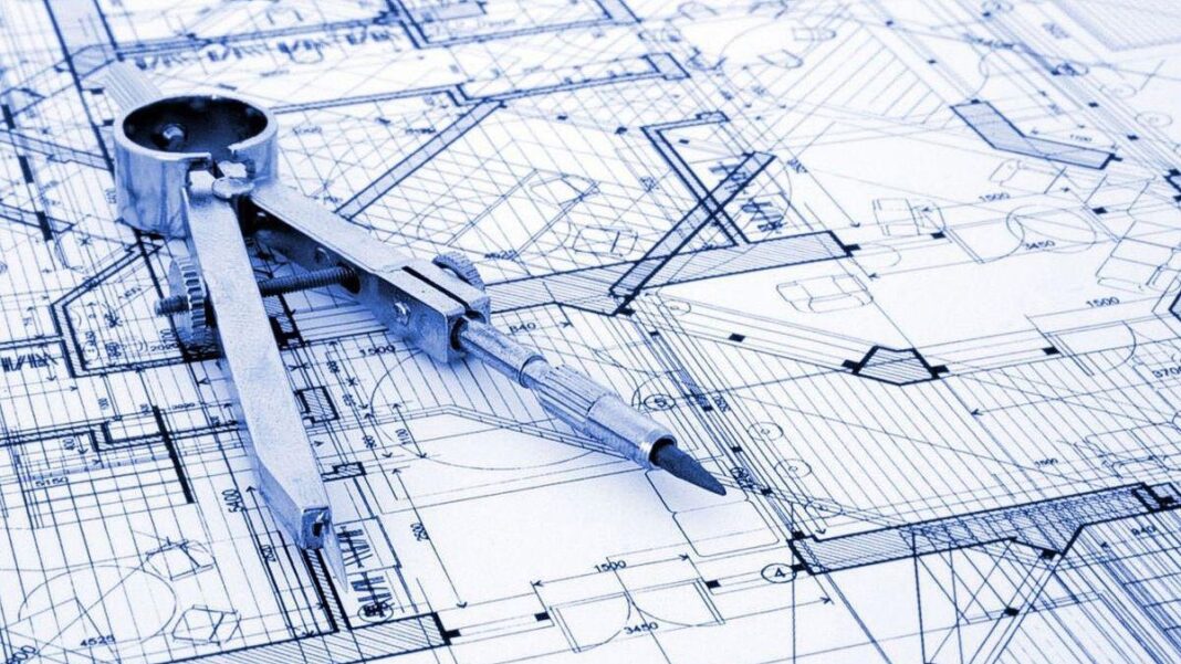 Blueprint and Compass Drawing Tool