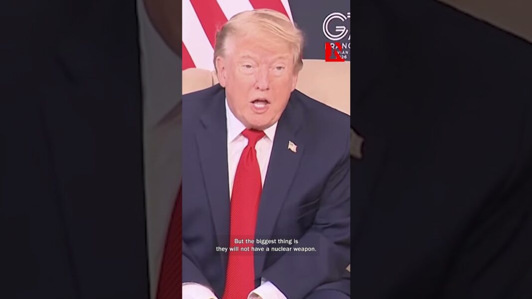 Trump: Iran Deal Says ‘Loud And Clear’ Tehran Will Never Have A Nuclear Weapon