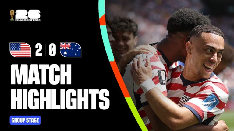 Highlights | USA 2-0 Australia | FIFA World Cup 2026™
