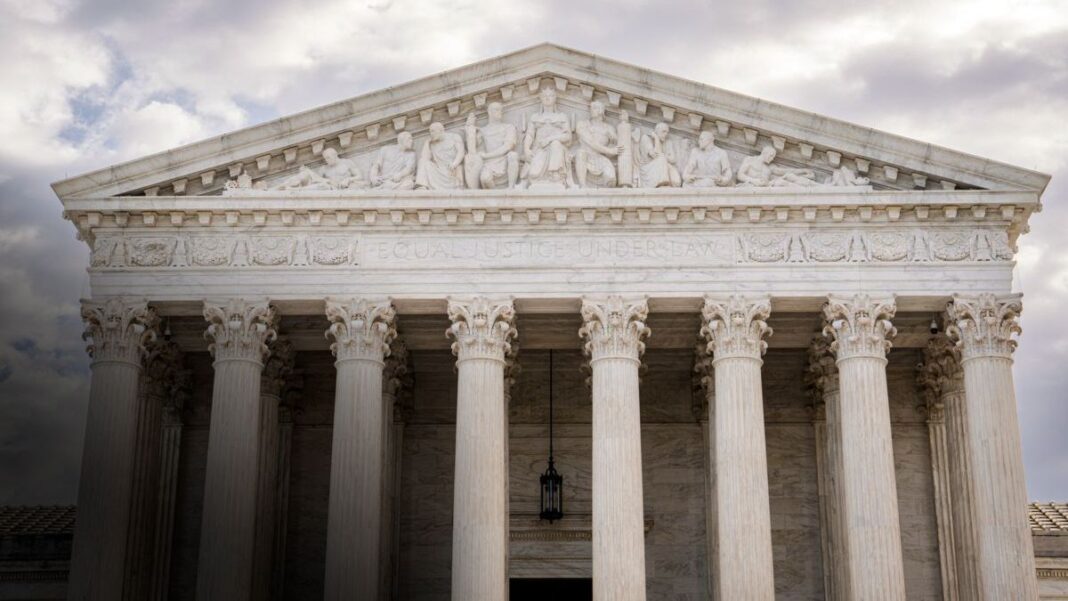 The Supreme Court in Washington on Feb. 21, 2026.