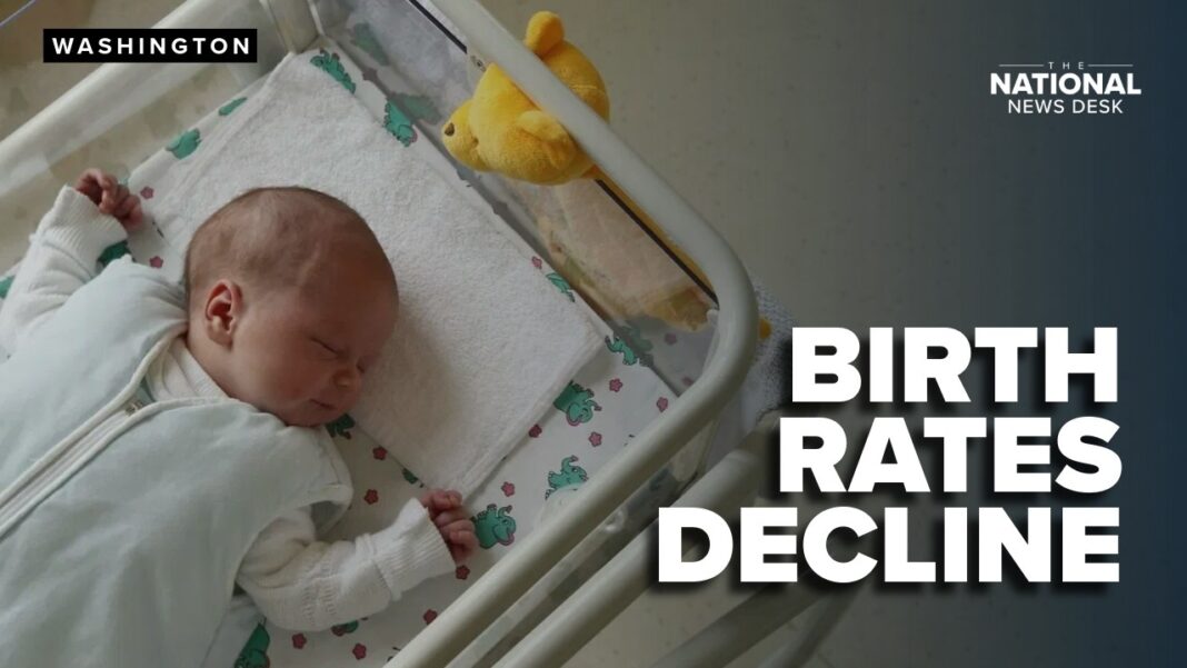 US birth rate drops again, extending 20-year decline